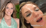 Face Before And After Cumshot