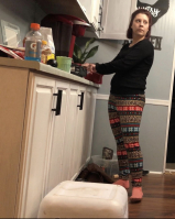 Rachael in leggings candid creepshots