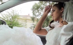 Runaway bride Amirah Adara pounded with stranger in a car