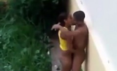 Spying On A Couple Having Sex Outside