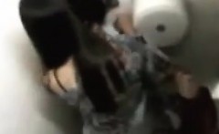 Spying On School Students Fucking On A Toilet