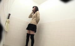 Asian Babes Pee In Toilet