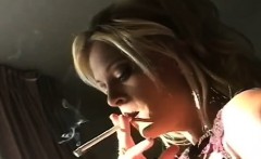 Huge bust on this babe who loves to smoke and get wet