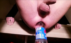 Stretching My Asshole With A 1.5l Pepsi Bottle