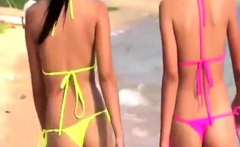 Sexy Young Thai girls in thong bikini