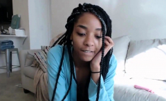 black girl cumshow