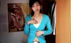 Beautiful Chinese girl home shooting