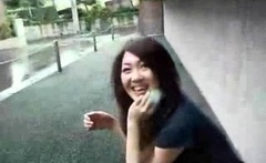 Japanese teen getting some doggystyle