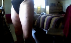 Bent Over Masturbation. Hidden Cam