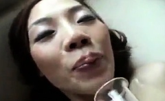 Japanese Milf With Some Milky Tits