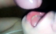 Russian whore licked ass and sucked cock. Cum in mouth