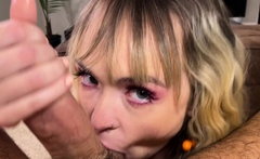 BJRAW Lilly Bell likes her eyed glued shut