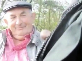 Grandpa in park