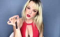 Curly Blonde Teen Records Solo Dildo Masturbation More at