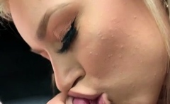 Sexy amateur blonde blowjob amp cumshot HD