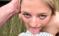 Amateur Blonde Blowjob CIM