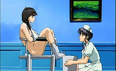 Hentai Lusty Babe In Hospital Cunt Fingered By A Hot Nurse